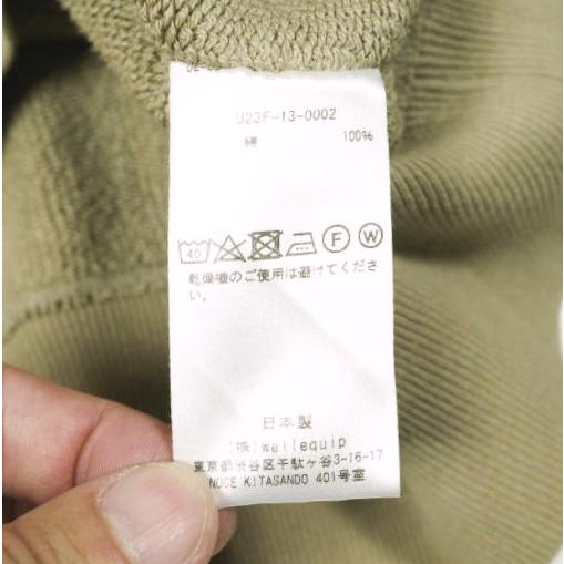 Unlikely アンライクリー 23AW 日本製 Unlikely Split Raglan Sleeve Crew 裏毛 クルーネックスウェット U23F-13-0001 L BEIGE トレーナー |  | 07