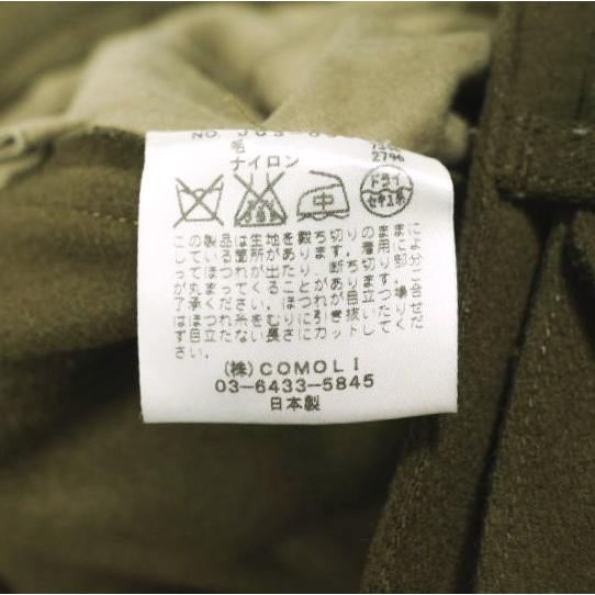 COMOLI コモリ 日本製 フェルトンベルテッドパンツ J03-03006 1 KAHKI ボトムス g26740 |  | 08