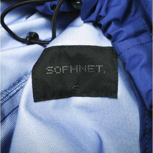 SOPHNET. ソフネット 21SS 日本製 3LAYER HOODED BLOUSON 3レイヤーフーデッドブルゾン SOPH-210024 S BLUE マウンテンパーカー ジャケット |  | 07