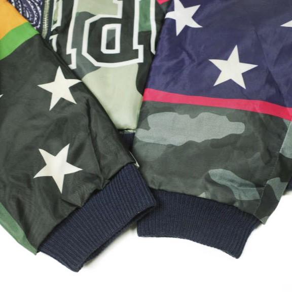 SOPHNET. ソフネット 日本製 REVERSIBLE SOUVENIR JACKET リバーシブルスーベニアジャケット SOPH-160020 M NAVY スカジャン ブルゾン |  | 07