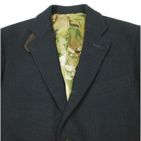 SOPHNET. ソフネット 日本製 BRITISH TWEED CHESTER COAT ブリティッシュツイードチェスターコート SOPH-123022 S NAVY 定価87,150円 |  | 02