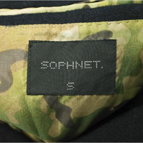 SOPHNET. ソフネット 日本製 BRITISH TWEED CHESTER COAT ブリティッシュツイードチェスターコート SOPH-123022 S NAVY 定価87,150円 |  | 06