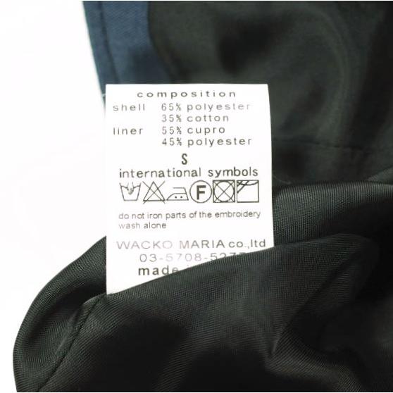WACKO MARIA ワコマリア 日本製 UNCONSTRUCTED VEST(GUILTY PARTIES) チェーン刺繍 アンコンベスト S BLUE ジレ T/C テーラード トップス |  | 06