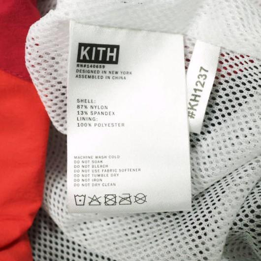 KITH NYC キスニューヨークシティ MADISON JACKET マディソンジャケット S Red Multi ロゴ ナイロン ブルゾン アウター g26751 |  | 08