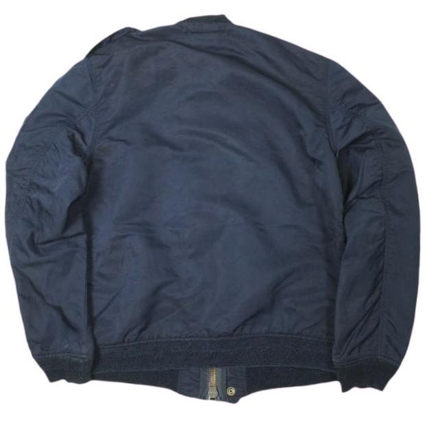 REMI RELIEF x BEAMS PLUS レミレリーフ ビームスプラス 別注 日本製 L-2 ライトナイロンツイル フライトジャケット S NAVY MA-1 ブルゾン |  | 01