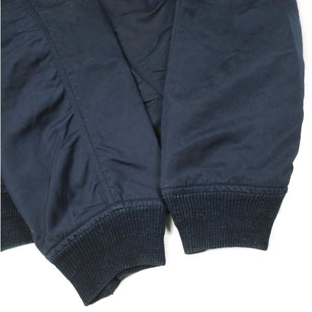 REMI RELIEF x BEAMS PLUS レミレリーフ ビームスプラス 別注 日本製 L-2 ライトナイロンツイル フライトジャケット S NAVY MA-1 ブルゾン |  | 05