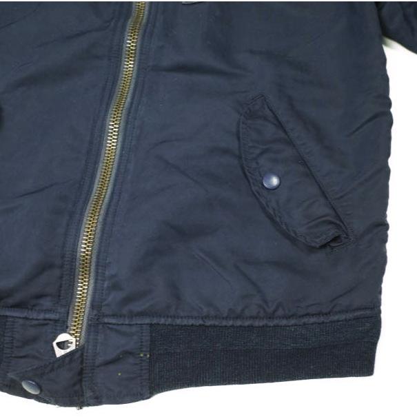 REMI RELIEF x BEAMS PLUS レミレリーフ ビームスプラス 別注 日本製 L-2 ライトナイロンツイル フライトジャケット S NAVY MA-1 ブルゾン |  | 06