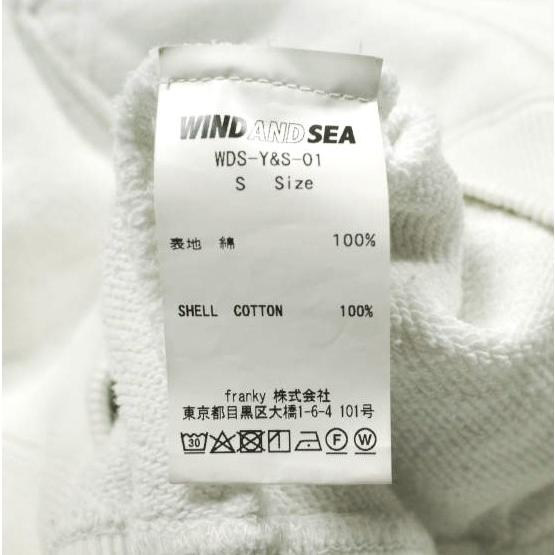 WIND AND SEA ウィンダンシー Y＆S WDS Custom Hoodie 裏毛 スウェットプルオーバーパーカー WDS-Y＆S-01 S WHITE トップス g26754 |  | 06