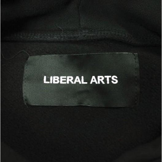 LIBERAL ARTS リベラルアーツ PRINTED HOODIE 裏起毛 スウェットプルオーバーパーカー S BLACK/YELLOW 星条旗 袖ロゴ CREW トップス g26755 |  | 05