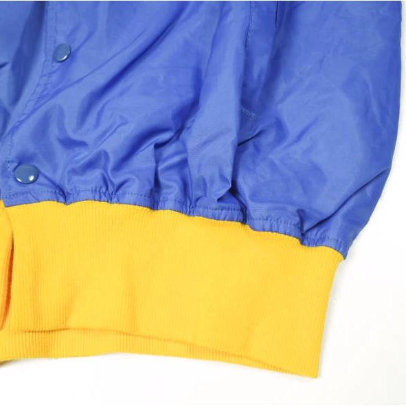 77circa ナナナナサーカ リメイクオーバーサイズナイロンスタジャン BLUE/YELLOW スタジアムジャンパー 再構築 ドッキング ジャケット |  | 04