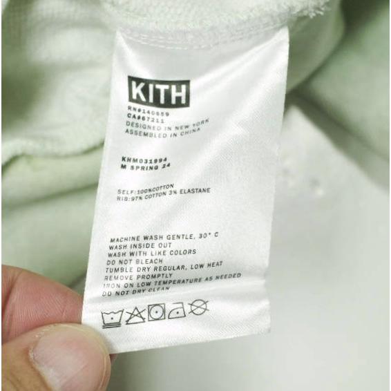KITH NYC キス 24SS Design Studios Nelson Hoodie デザインスタジオ ネルソンフーディー KHM031994 XS Patina 裏毛 プルオーバー パーカー |  | 07