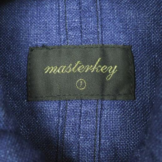 masterkey マスターキー 日本製 リネンステンカラーコート 1 Indigo スプリングコート アウター g26758 |  | 02