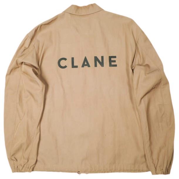 CLANE HOMME クラネオム CLANE COACH JACKET クラネコーチジャケット 22104-0461 2(M) BEIGE バックロゴ アウター g26759 | 