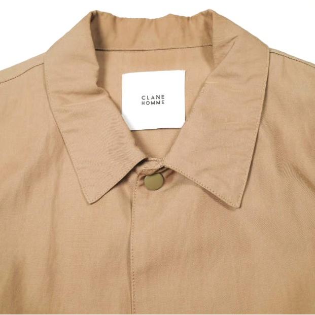CLANE HOMME クラネオム CLANE COACH JACKET クラネコーチジャケット 22104-0461 2(M) BEIGE バックロゴ アウター g26759 |  | 04