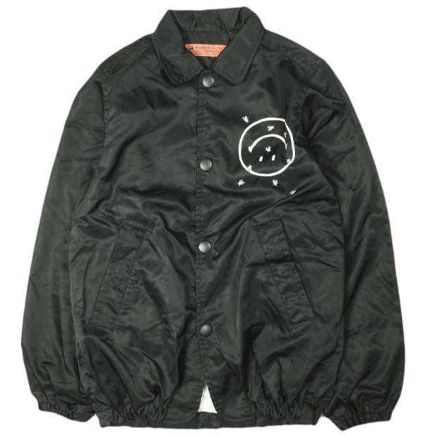 SASQUATCHfabrix. サスクワァッチファブリックス COACH JACKET ナイロン コーチジャケット 09AW-JKL-006 S BLACK にこちゃんマーク 蝿 | 