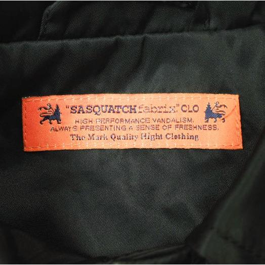 SASQUATCHfabrix. サスクワァッチファブリックス COACH JACKET ナイロン コーチジャケット 09AW-JKL-006 S BLACK にこちゃんマーク 蝿 |  | 02