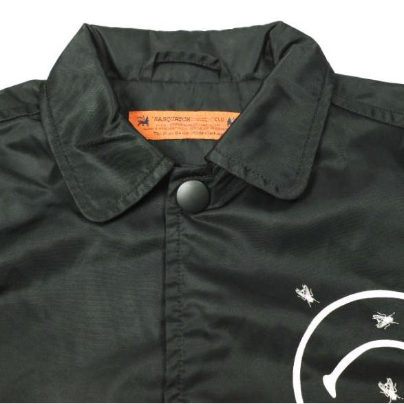 SASQUATCHfabrix. サスクワァッチファブリックス COACH JACKET ナイロン コーチジャケット 09AW-JKL-006 S BLACK にこちゃんマーク 蝿 |  | 03