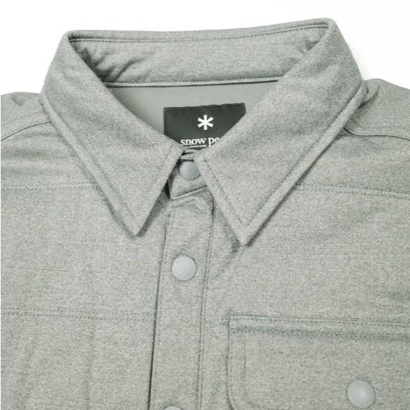 snow peak スノーピーク Flexible Insulated Shirt フレキシブルインサレーテッドシャツ SW-18AU008 1 GRAY 中綿 シャツジャケット |  | 03
