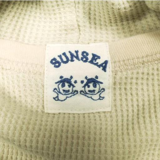 SUNSEA サンシー 日本製 名作 Broken 3way 2tone hooded parka 壊れたパーカー SNS-11S03 3 GRAY/IVORY レイヤード スウェット サーマル |  | 02