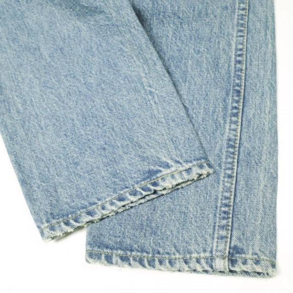 orslow x BEAMS オアスロウ ビームス 別注 日本製 106 スリムダメージデニム 2(M) Indigo ジップフライ パンツ リペア加工 クロップド丈 |  | 06