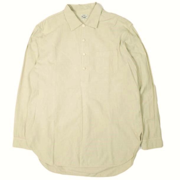 GOLD 東洋エンタープライズ CHAMBRAY REGULAR COLLAR PULLOVER SHIRT シャンブレーレギュラーカラープルオーバーシャツ GL27209 M BEIGE | 