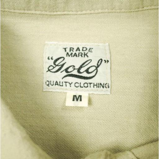 GOLD 東洋エンタープライズ CHAMBRAY REGULAR COLLAR PULLOVER SHIRT シャンブレーレギュラーカラープルオーバーシャツ GL27209 M BEIGE |  | 02