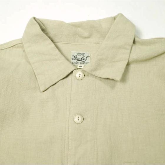 GOLD 東洋エンタープライズ CHAMBRAY REGULAR COLLAR PULLOVER SHIRT シャンブレーレギュラーカラープルオーバーシャツ GL27209 M BEIGE |  | 03