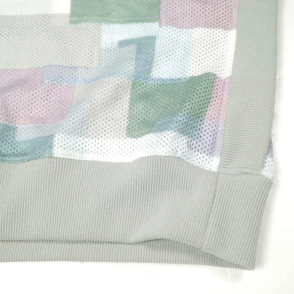 KUON クオン 22SS 日本製 BORO PRINTED MESH VEST 襤褸プリント メッシュベスト M WHITE ジレ 久遠 ノースリーブ Tシャツ トップス g26776 |  | 05