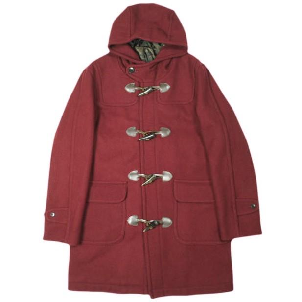 SOPHNET. ソフネット WOOL MELTON DUFFLE COAT ウールメルトンダッフルコート SOPH-134064 L Bordeaux 定価82,950円 カモフラージュ 迷彩 | 