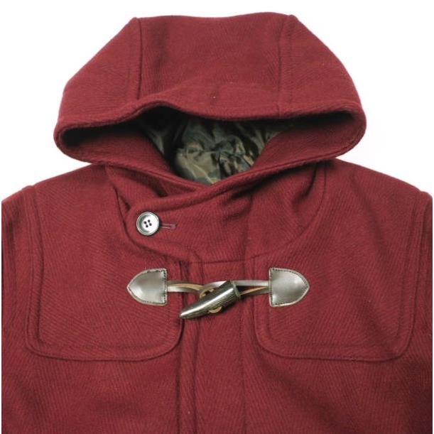 SOPHNET. ソフネット WOOL MELTON DUFFLE COAT ウールメルトンダッフルコート SOPH-134064 L Bordeaux 定価82,950円 カモフラージュ 迷彩 |  | 02