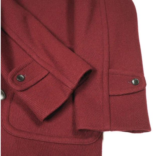 SOPHNET. ソフネット WOOL MELTON DUFFLE COAT ウールメルトンダッフルコート SOPH-134064 L Bordeaux 定価82,950円 カモフラージュ 迷彩 |  | 03