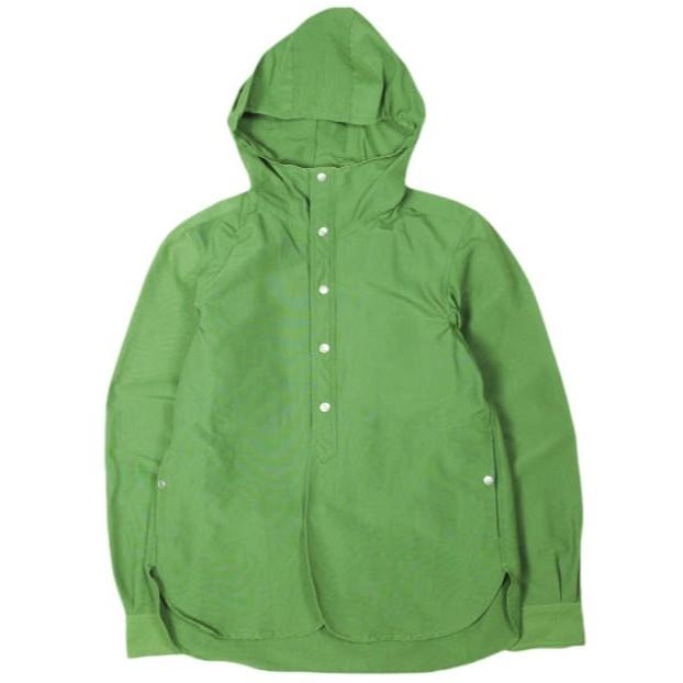 YAECA ヤエカ 日本製 60/40 CLOTH HOOD SHIRTS 60/40クロス フードシャツ 091111 1 GREEN ブルゾン マウンテンパーカー アウター g26786 | 