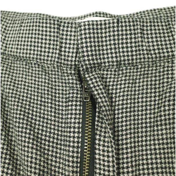 VAINL ARCHIVE ヴァイナルアーカイブ 日本製 EASY-PT ハウンドトゥースチェック 1タックテーパードイージーパンツ VAS22003 XL GRAY/BLACK |  | 04