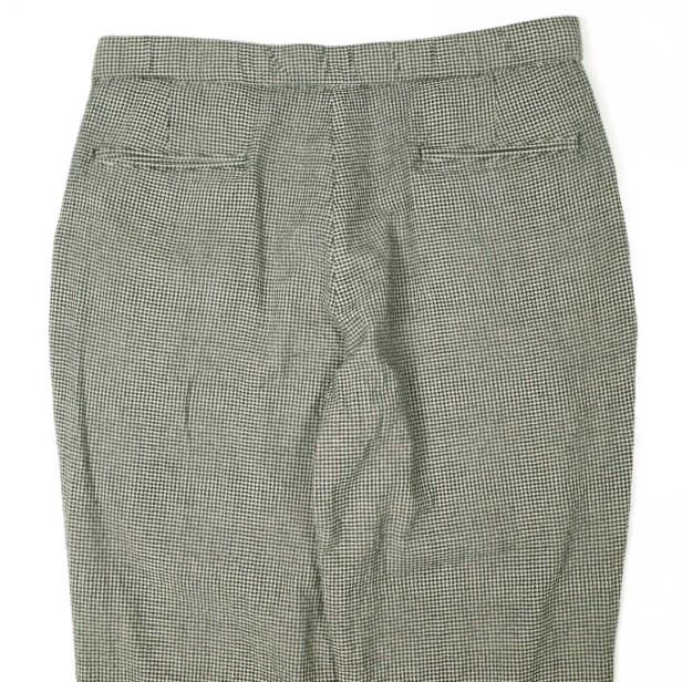 VAINL ARCHIVE ヴァイナルアーカイブ 日本製 EASY-PT ハウンドトゥースチェック 1タックテーパードイージーパンツ VAS22003 XL GRAY/BLACK |  | 05