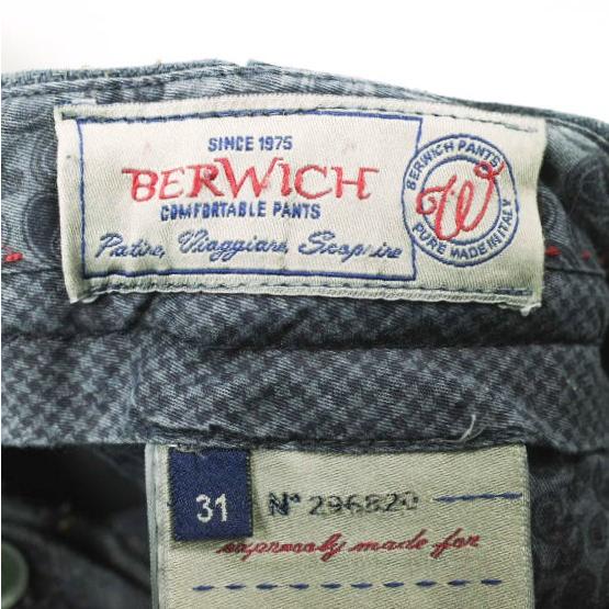 BERWICH ベルウィッチ イタリア製 SC CLOCHARD コットンネップノープリーツトラウザーズ 31 NAVY パンツ ボトムス g26788 |  | 07