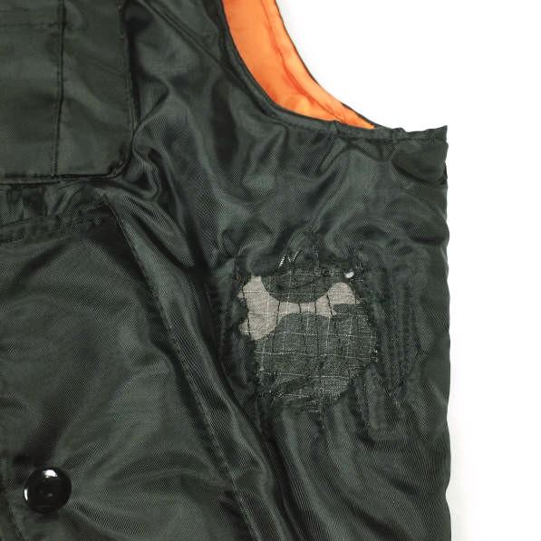 RESURRECTION13 リザラクション13 25AW MA-1 VEST ダメージ＆リペア