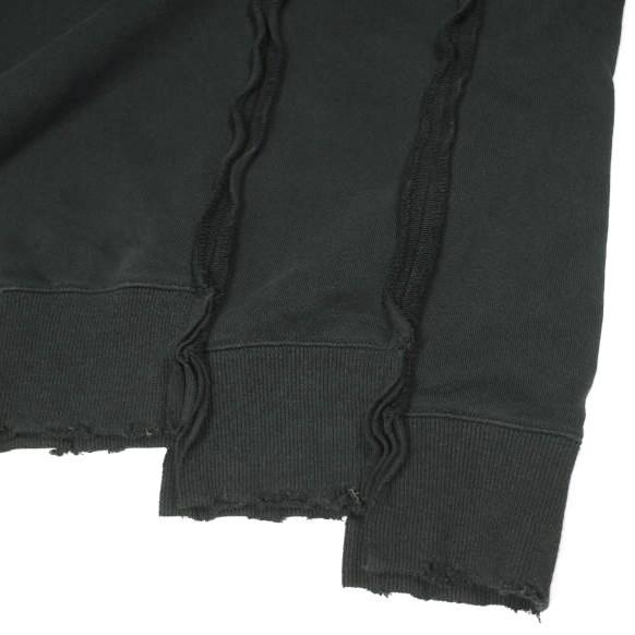 FR(13)NDS フレンズ 25SS FR／CREW NECK SWT 裏毛 切り替えオーバーサイズスウェット 25S-CSL040-RF Free BLACK トレーナー ROYAL FLASH |  | 06