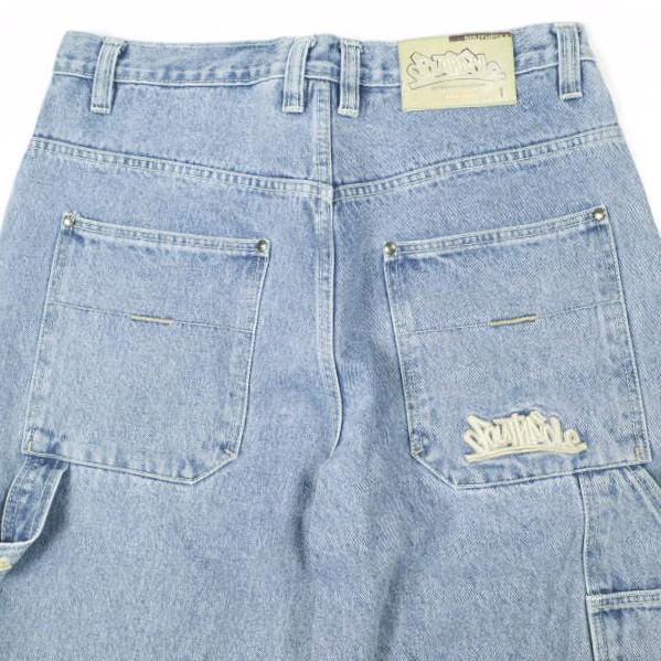 SOUTHPOLE サウスポール パキスタン製 90s ペインターデニムショーツ 34 Indigo ヴィンテージ ワイド バギー ショートパンツ ジップフライ |  | 05