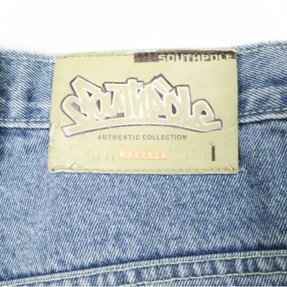 SOUTHPOLE サウスポール パキスタン製 90s ペインターデニムショーツ 34 Indigo ヴィンテージ ワイド バギー ショートパンツ ジップフライ |  | 06