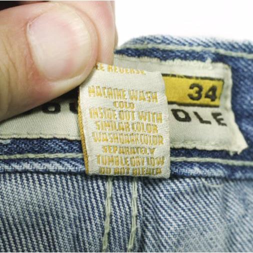 SOUTHPOLE サウスポール パキスタン製 90s ペインターデニムショーツ 34 Indigo ヴィンテージ ワイド バギー ショートパンツ ジップフライ |  | 09