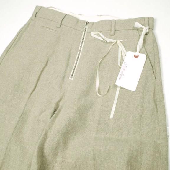 新品 Midorikawa ミドリカワ 26SS 日本製 CROPPED CULOTTES PANTS クロップドキュロットパンツ MID26SS-PT02 3 IVORY リネン ショーツ |  | 04