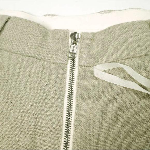 新品 Midorikawa ミドリカワ 26SS 日本製 CROPPED CULOTTES PANTS クロップドキュロットパンツ MID26SS-PT02 3 IVORY リネン ショーツ |  | 05