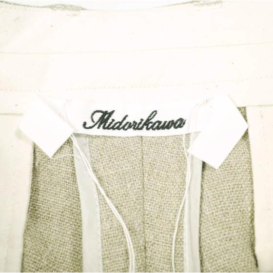 新品 Midorikawa ミドリカワ 26SS 日本製 CROPPED CULOTTES PANTS クロップドキュロットパンツ MID26SS-PT02 3 IVORY リネン ショーツ |  | 08