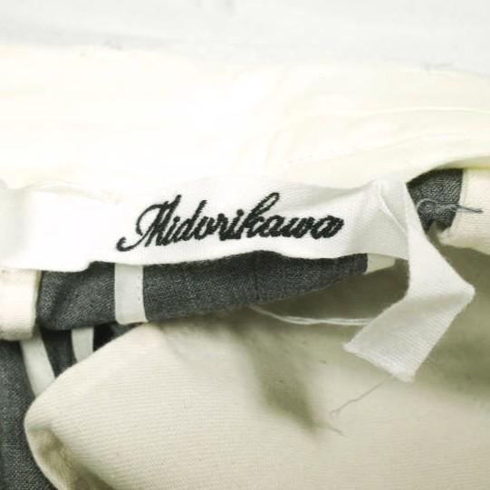 Midorikawa ミドリカワ 25SS 日本製 ONE TUCK SLACKS ワンタックスラックス MID25SS-PT02 L GRAY パンツ 定価79,200円 ボトムス g26797 |  | 04