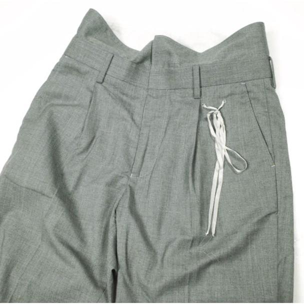 Midorikawa ミドリカワ 25SS 日本製 ONE TUCK SLACKS ワンタックスラックス MID25SS-PT02 L GRAY パンツ 定価79,200円 ボトムス g26797 |  | 05