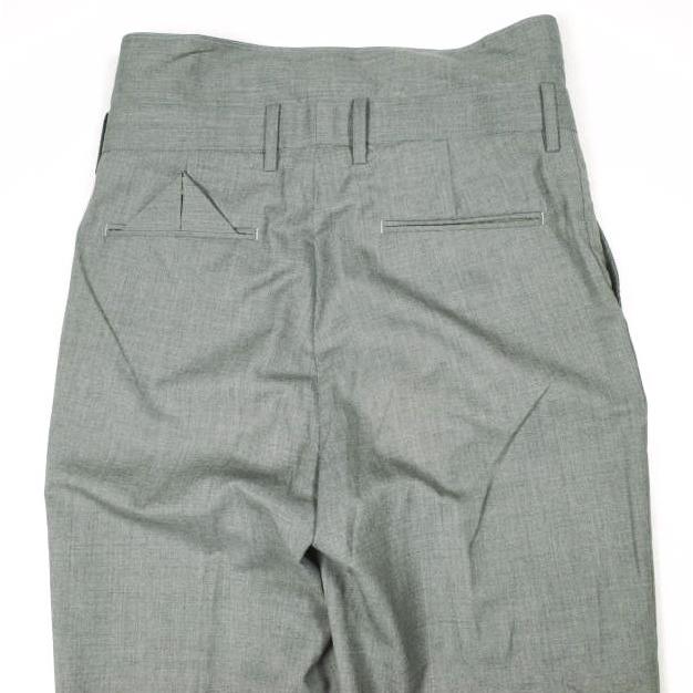 Midorikawa ミドリカワ 25SS 日本製 ONE TUCK SLACKS ワンタックスラックス MID25SS-PT02 L GRAY パンツ 定価79,200円 ボトムス g26797 |  | 07