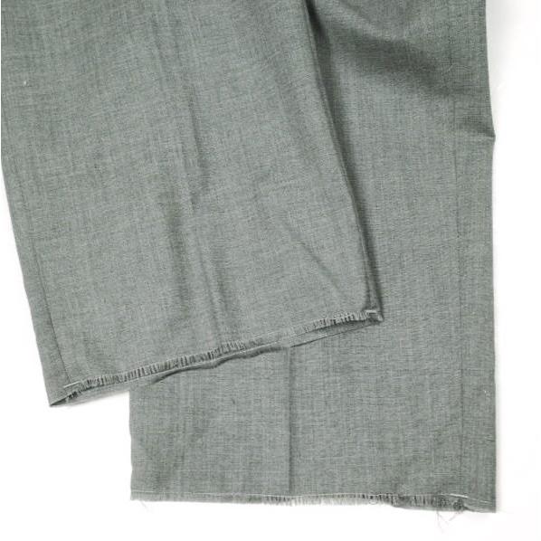 Midorikawa ミドリカワ 25SS 日本製 ONE TUCK SLACKS ワンタックスラックス MID25SS-PT02 L GRAY パンツ 定価79,200円 ボトムス g26797 |  | 08