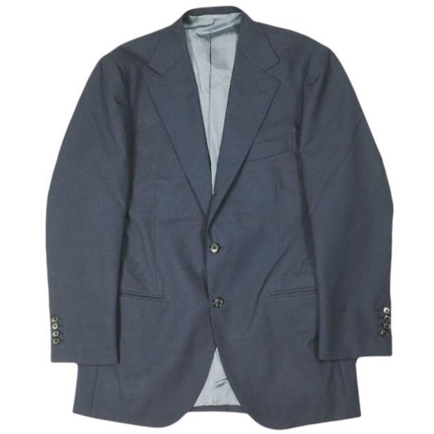 CUSTOM TAILOR BEAMS カスタムテーラー ビームス 日本製 MARLING＆EVANS 3plyフレスコスーツ 50 NAVY 3Bジャケット ＆ 2プリーツスラックス |  | 01