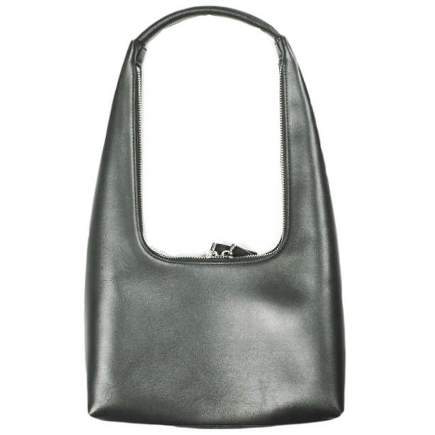 ST.AGNI セントアグニ The Zip Detail Mini Bag ジップディテールミニバッグ BLACK レザートートバッグ カバン g26800 | 