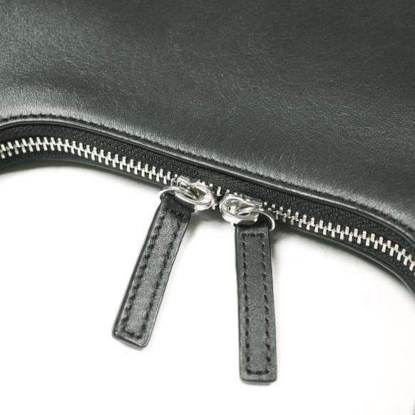ST.AGNI セントアグニ The Zip Detail Mini Bag ジップディテールミニバッグ BLACK レザートートバッグ カバン g26800 |  | 06
